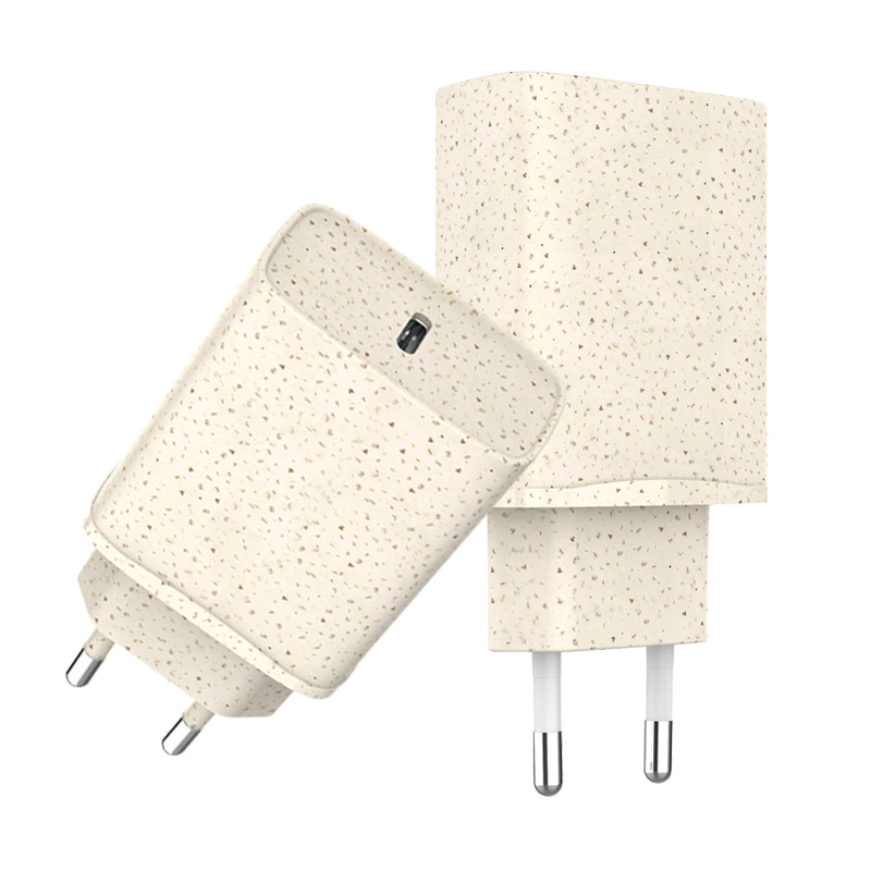 Wheat straw degradable charger