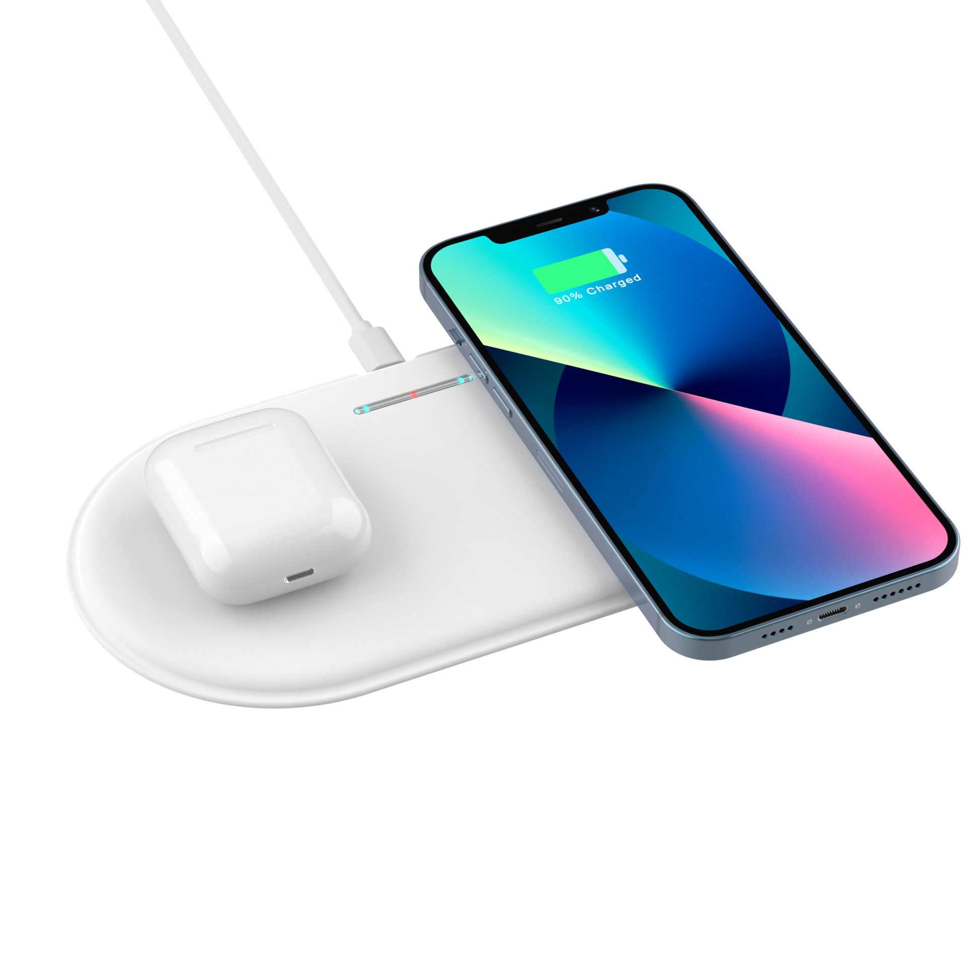 Two-in-one wireless charger