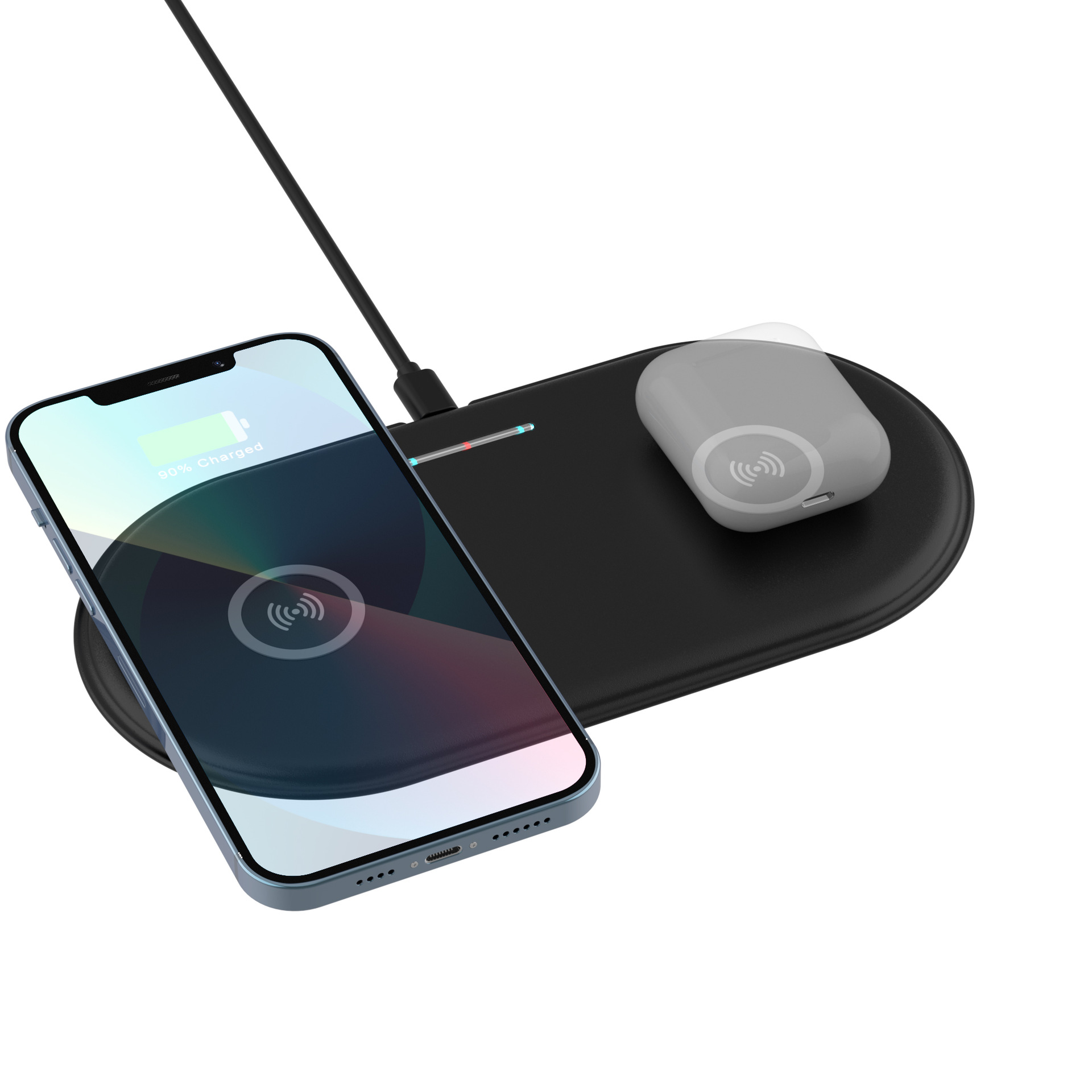 Two-in-one wireless charger